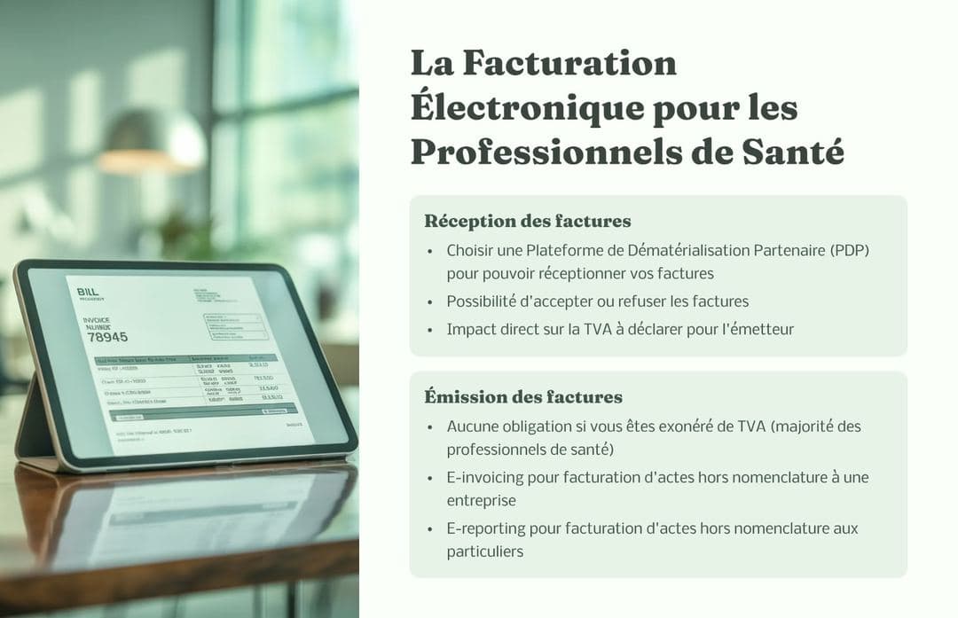 Facturation électronique : ce qui change pour les pros de santé