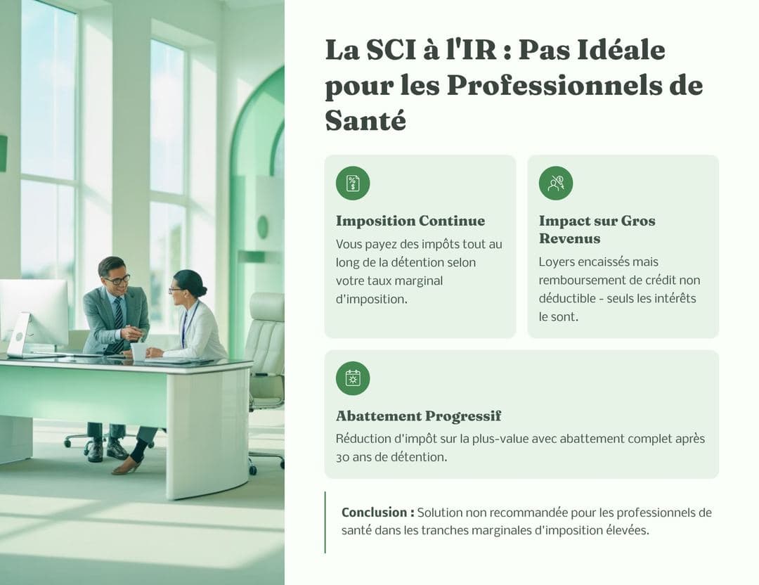 Pourquoi la SCI à l'IR n'est pas idéale pour les pros de santé