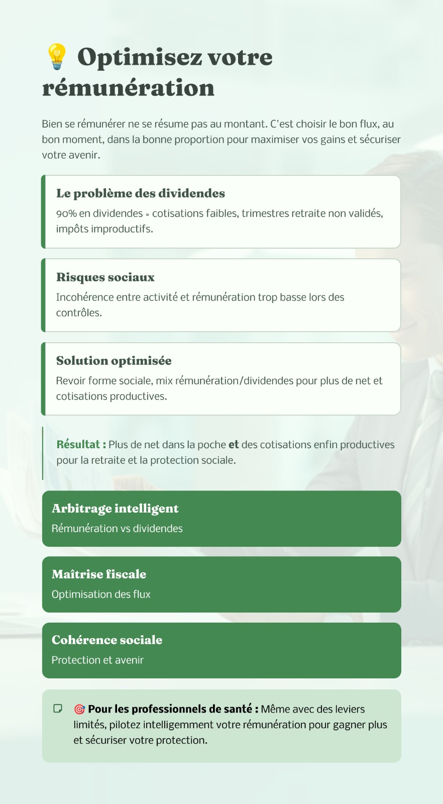 Optimiser sa rémunération : dividendes vs salaire